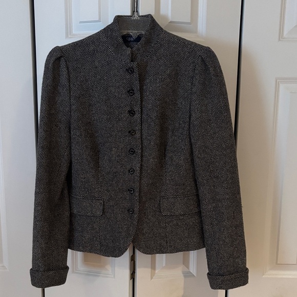 Chaps Jackets & Blazers - Chaps Women's Black Tweed Blazer